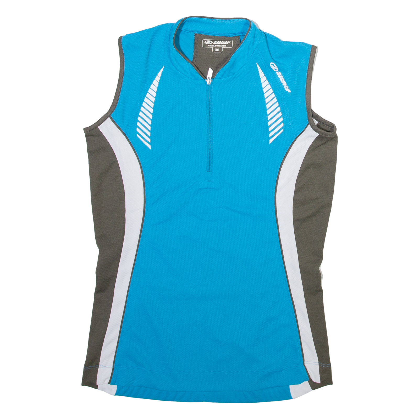 ZIENER Womens Jersey Blue 1/4 Zip XS Refurbished - N/A refurbished available on Cerqular