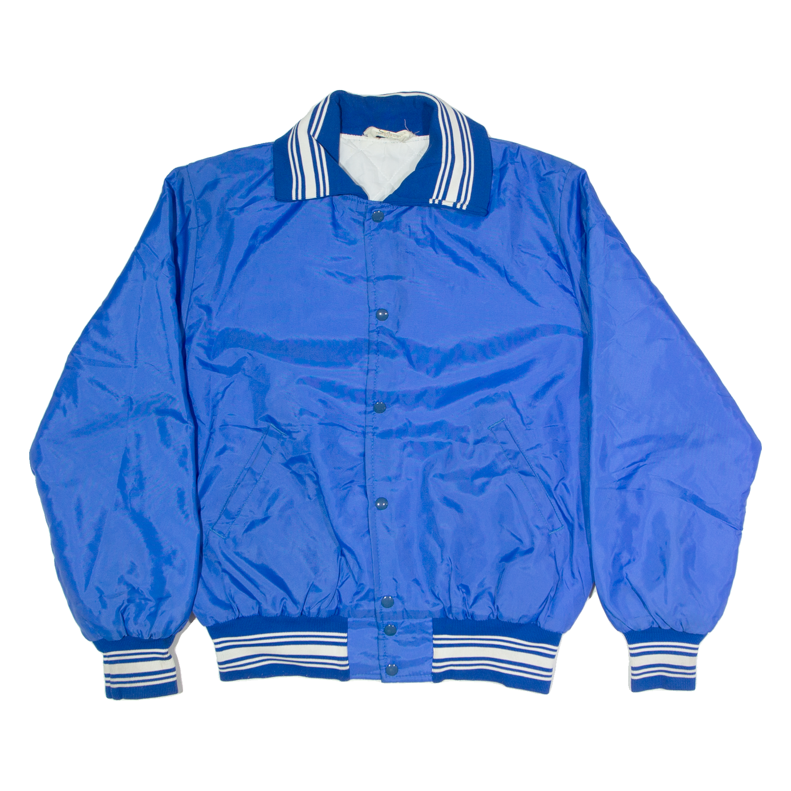 GEM SPORTSWEAR Quilted Lined Mens Varsity Jacket Blue L Refurbished - N/A refurbished available on Cerqular