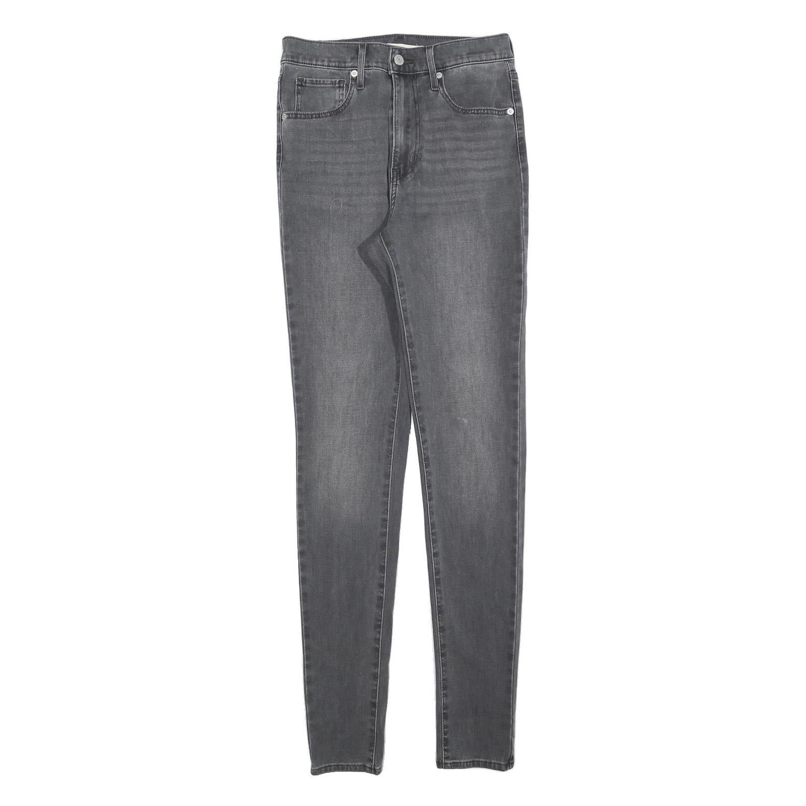 LEVI'S Womens Slim Grey Denim Skinny Jeans W28 L32 Stretch Comfortable Fit Refurbished - N/A refurbished available on Cerqular