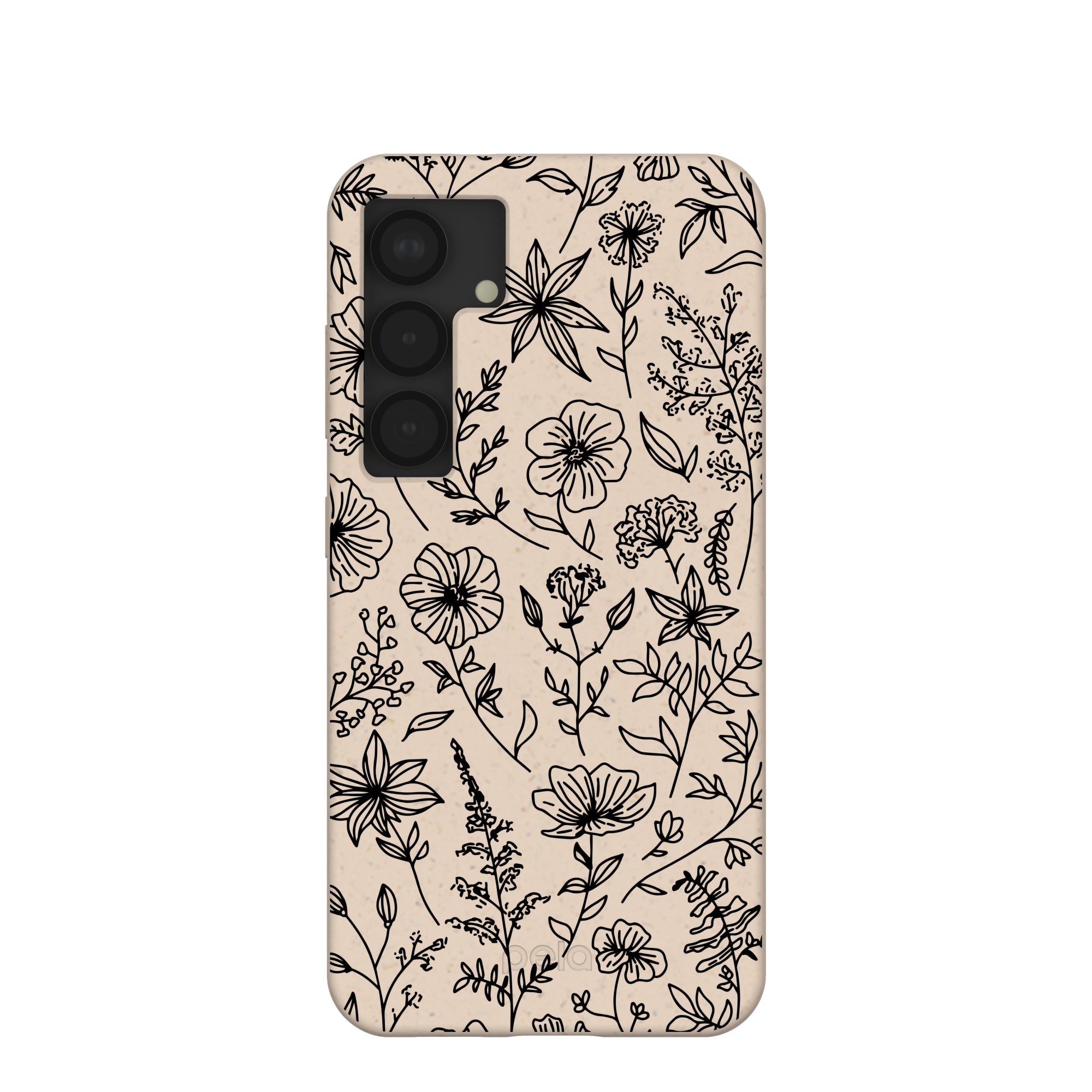 Seashell Wild Flower Samsung Galaxy S25 Case Refurbished - Pela Case refurbished available on Cerqular