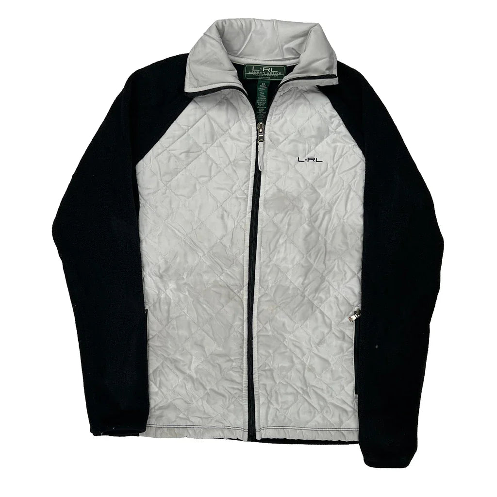 Ralph Lauren Fleece Jacket - Small Black Polyester Refurbished - Thrifted (note: this is a term often used to describe second- refurbished available on Cerqular