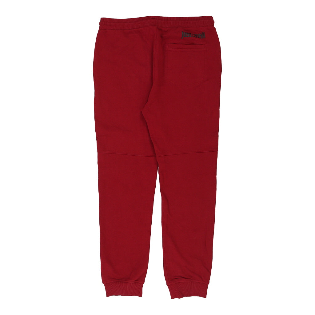 Just Cavalli Joggers - XL Red Cotton | Size: x-large Refurbished - Thrifted (note: this is a term often used to describe second- refurbished available on Cerqular