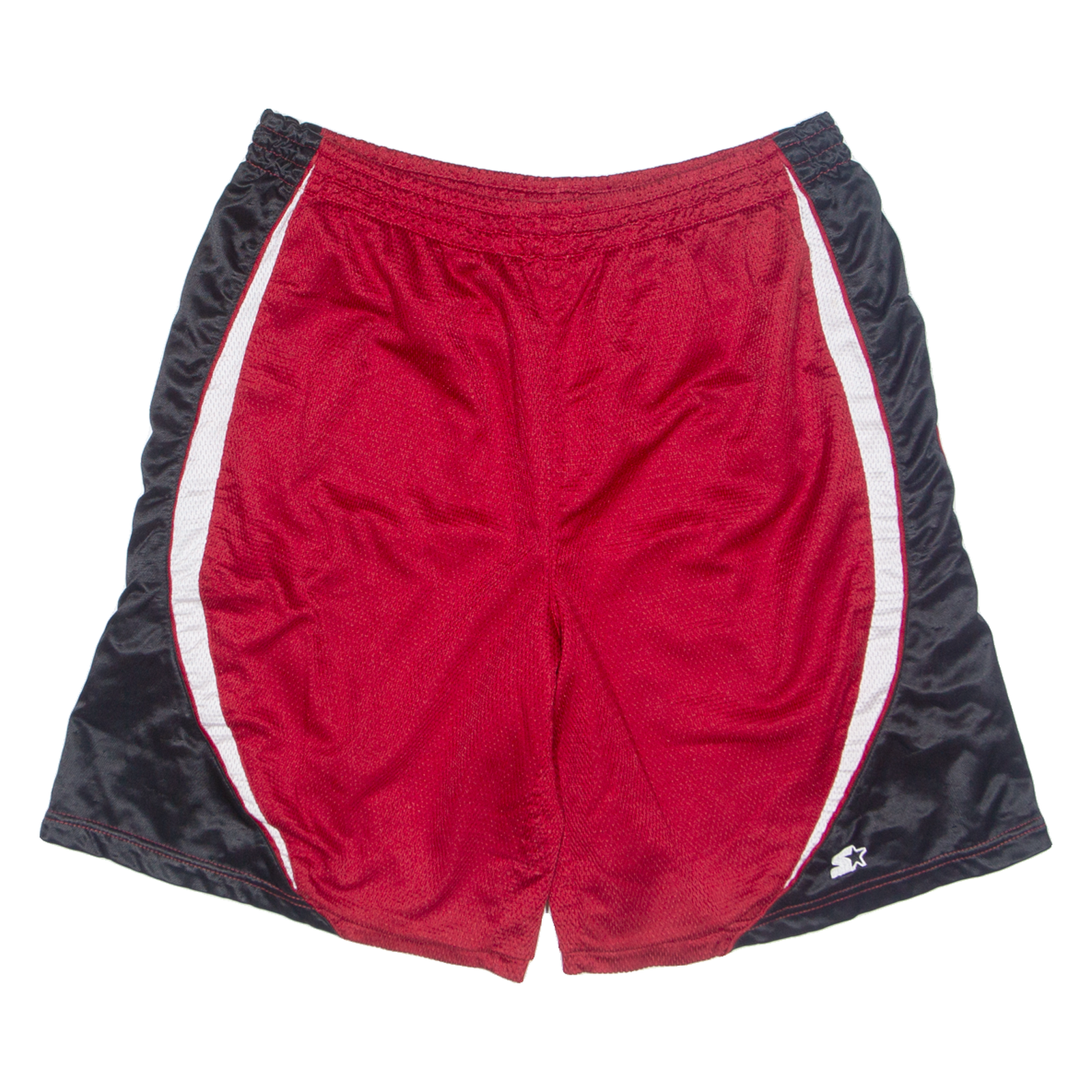STARTER Mens Sports Shorts Red Relaxed L W32 Refurbished - N/A refurbished available on Cerqular