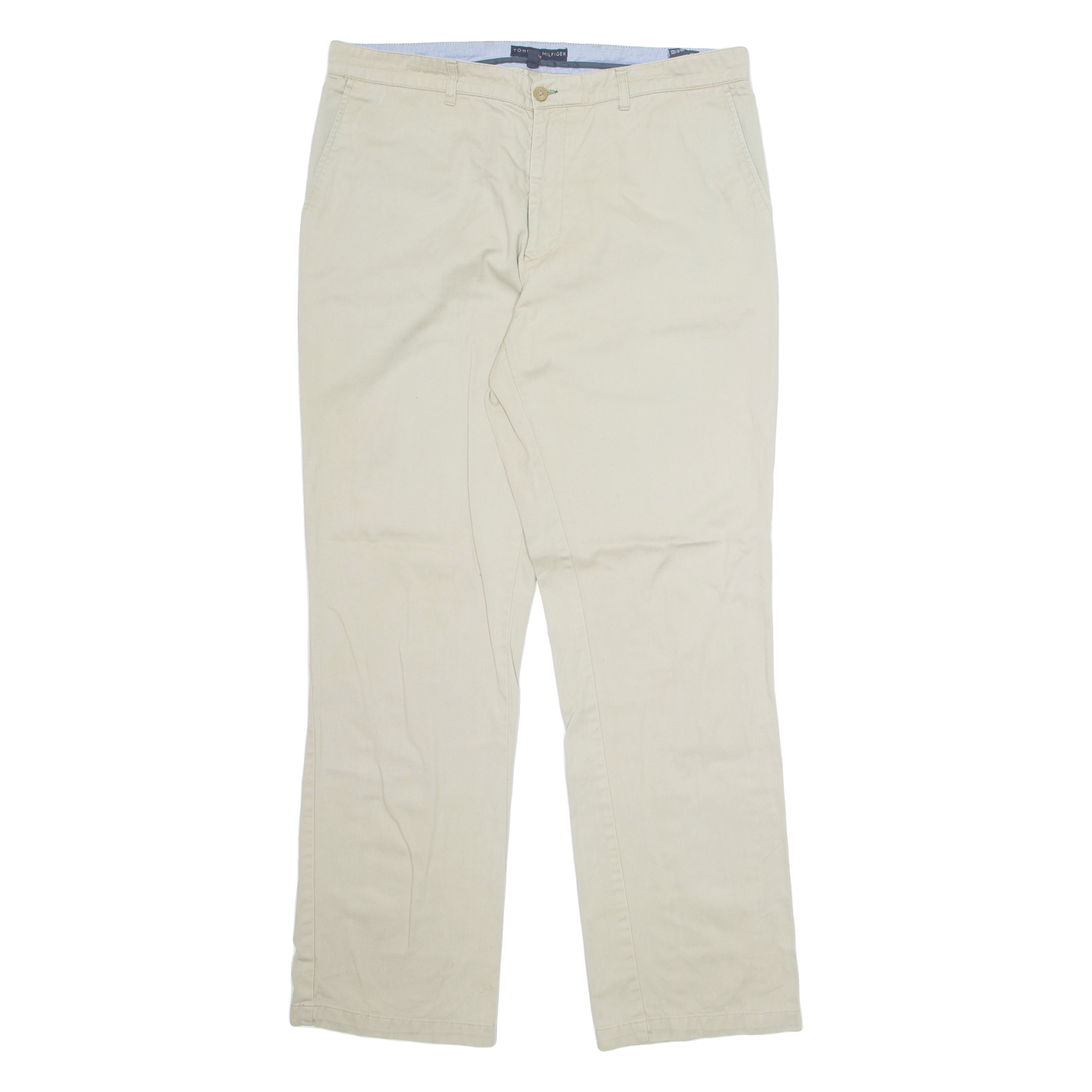 TOMMY HILFIGER Golf Mens Trousers Beige Regular Straight W38 L32 Refurbished - N/A refurbished available on Cerqular