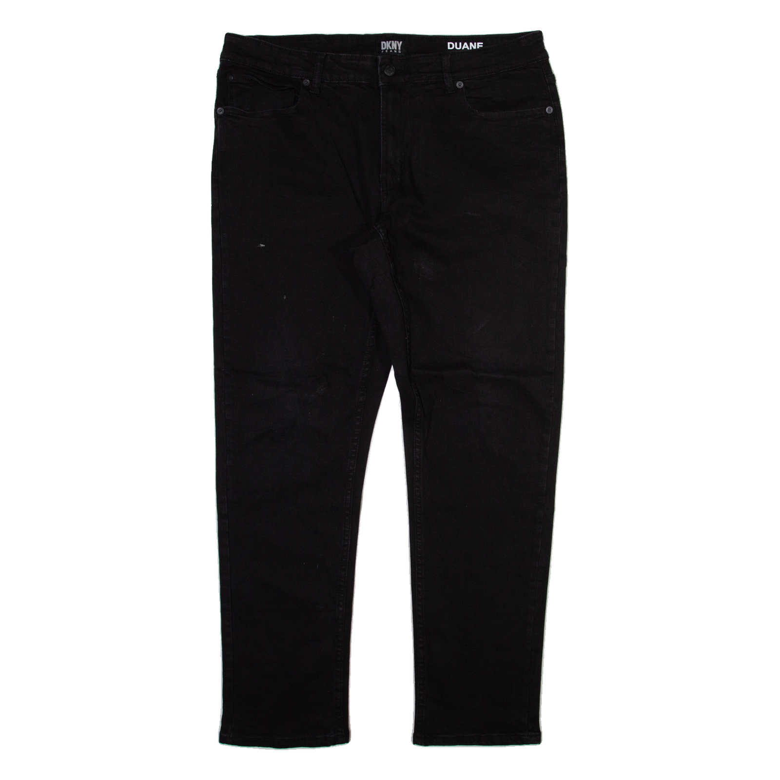 DKNY Mens Jeans Black Regular Straight W36 L32 Refurbished - N/A refurbished available on Cerqular