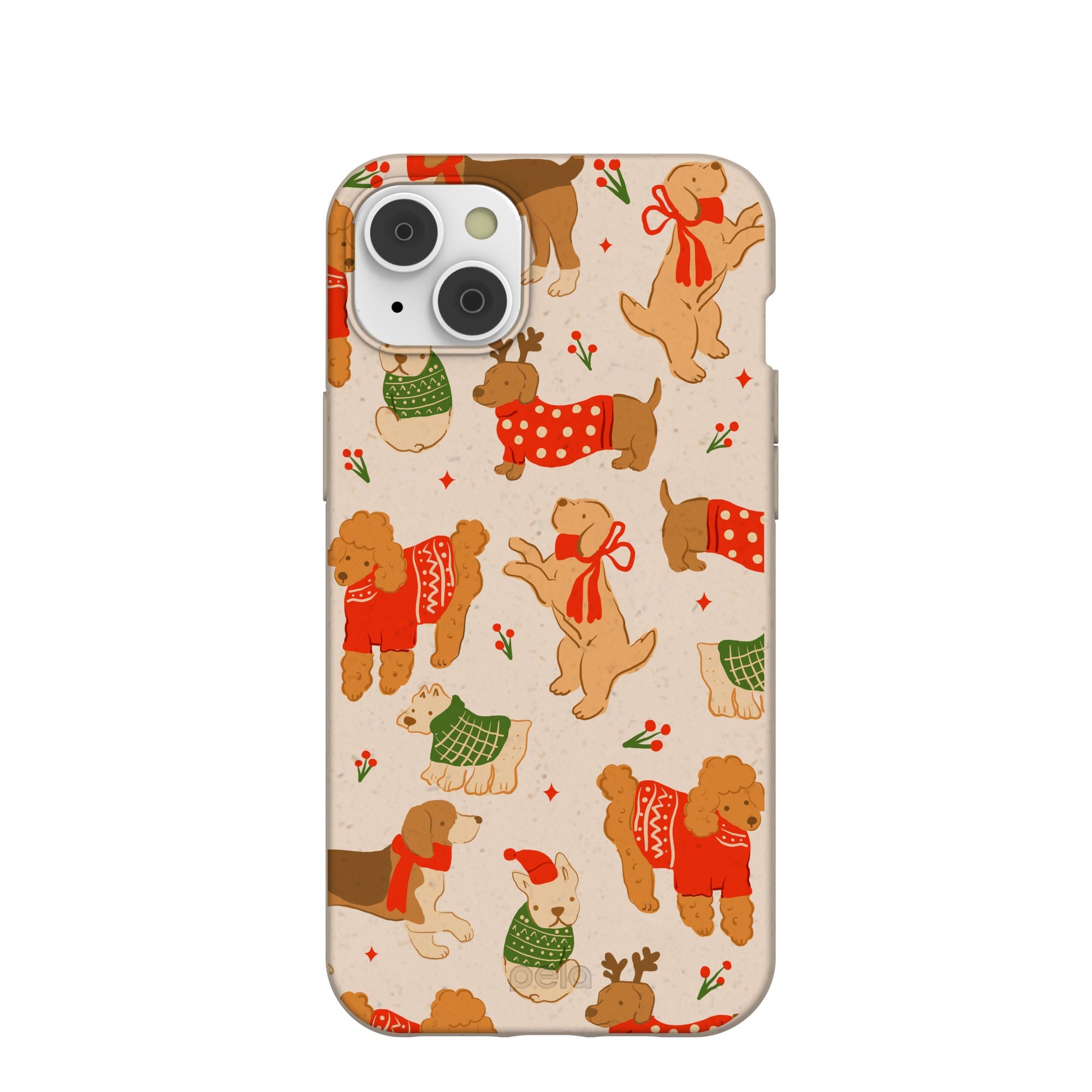 Seashell Jolly Doggos iPhone 14 Plus Case Refurbished - Pela Case refurbished available on Cerqular