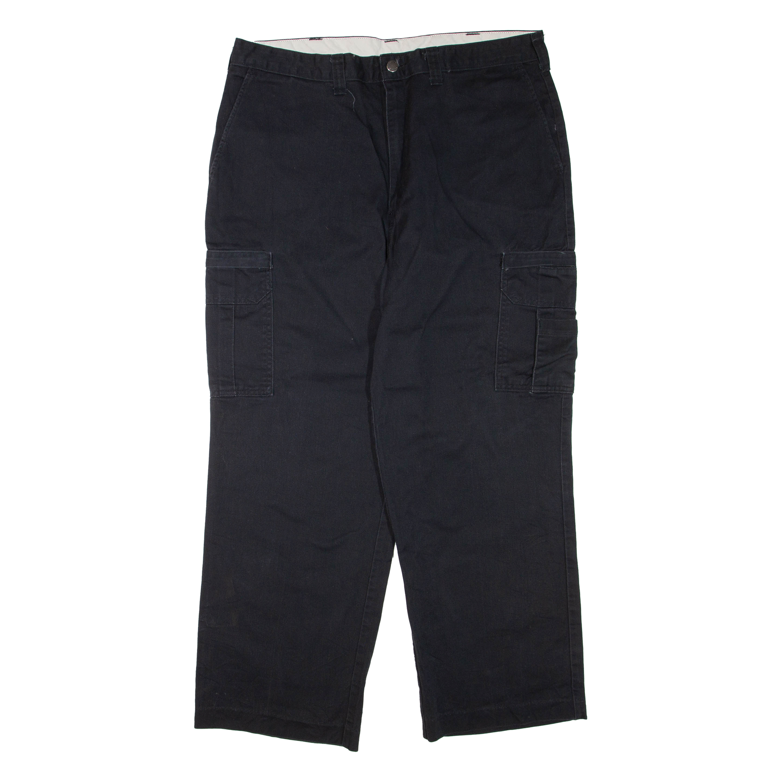 DICKIES Mens Trousers Black Regular Straight W38 L30 Refurbished - N/A refurbished available on Cerqular