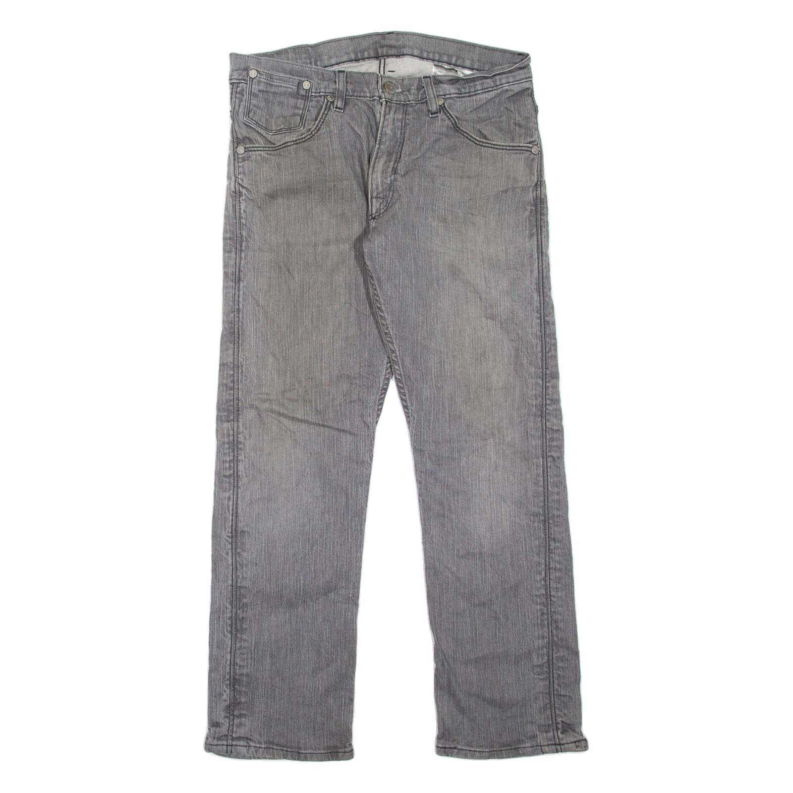 LEVI'S 514 Jeans Mens Grey Slim Straight W30 L30 Refurbished - N/A refurbished available on Cerqular
