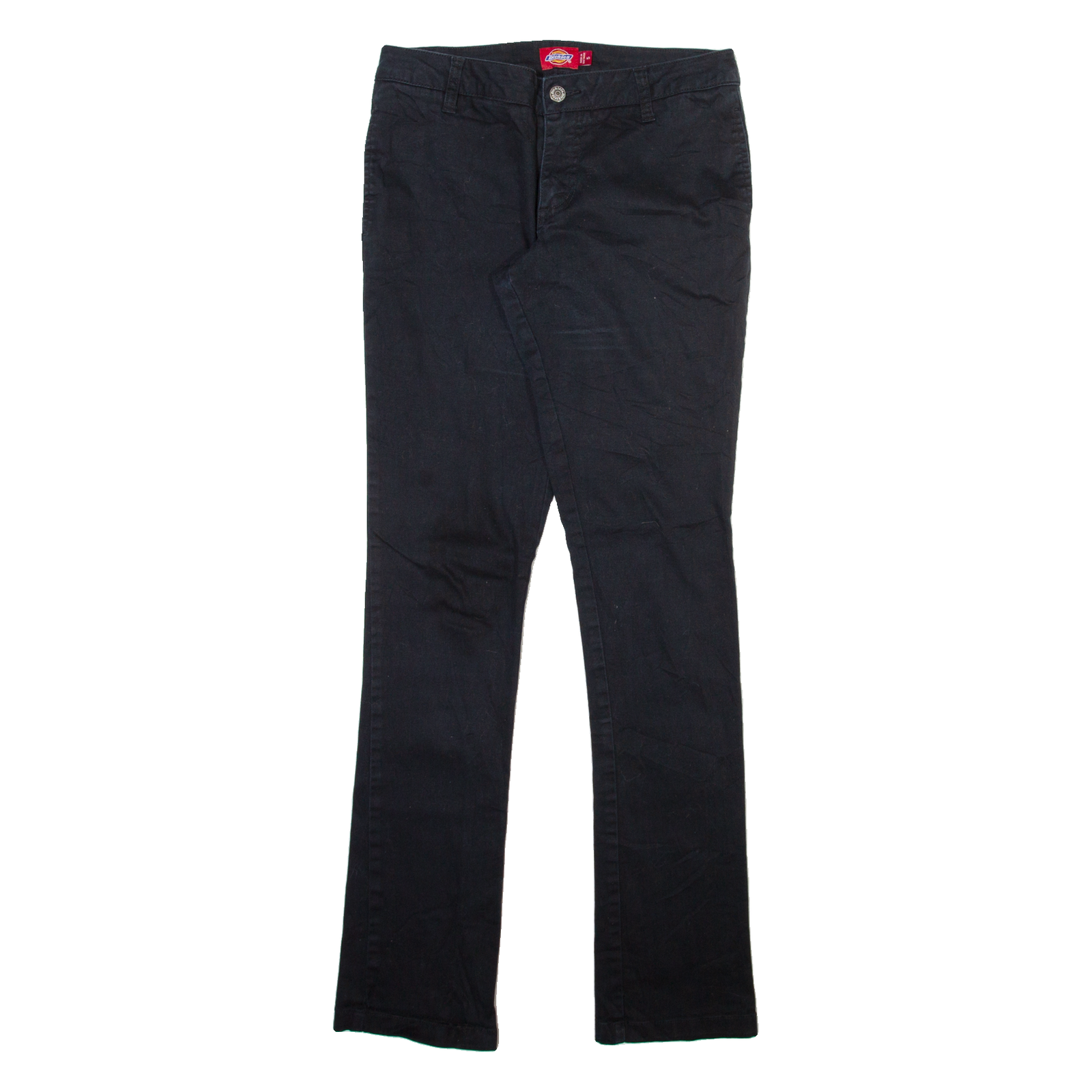DICKIES Womens Trousers Blue Slim Straight W28 L31 Refurbished - N/A refurbished available on Cerqular