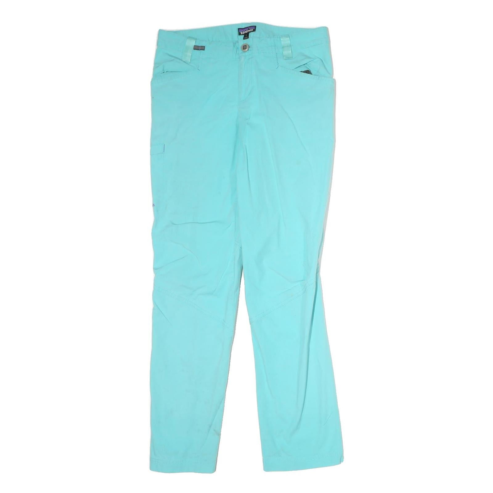 PATAGONIA Womens Regular Fit Blue Cotton Blend Trousers W32 L32 Outdoor Casual Refurbished - N/A refurbished available on Cerqular