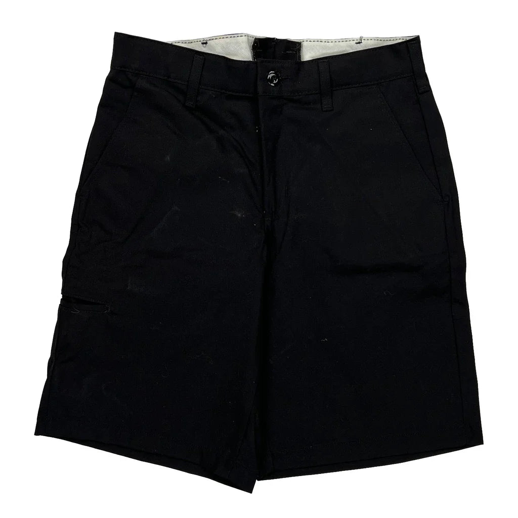 Red Kap Shorts - 32W 11L Black Polyester Blend Refurbished - Thrifted (note: this is a term often used to describe second- refurbished available on Cerqular