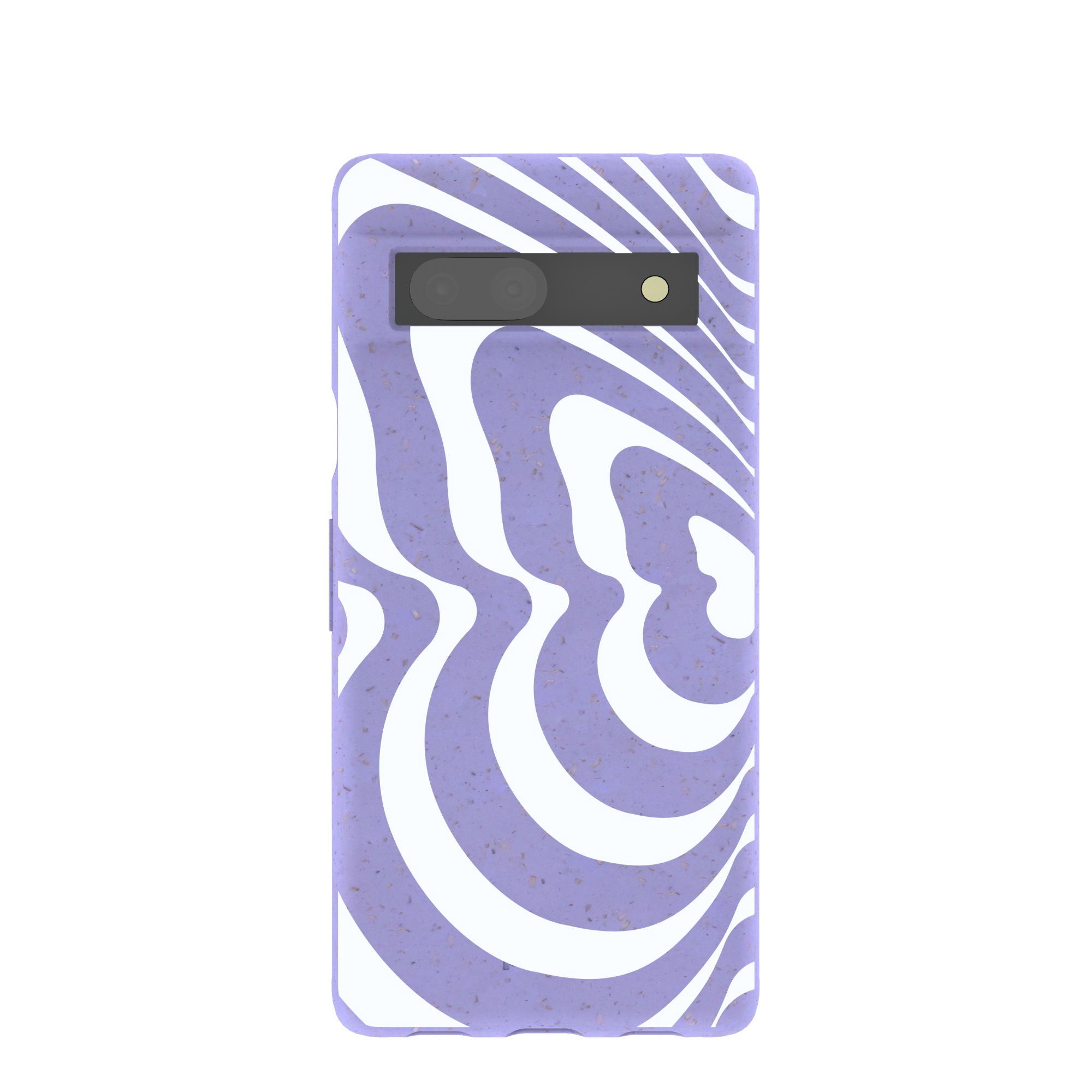 Lavender Flutter Left Google Pixel 7a Case Refurbished - Pela Case refurbished available on Cerqular