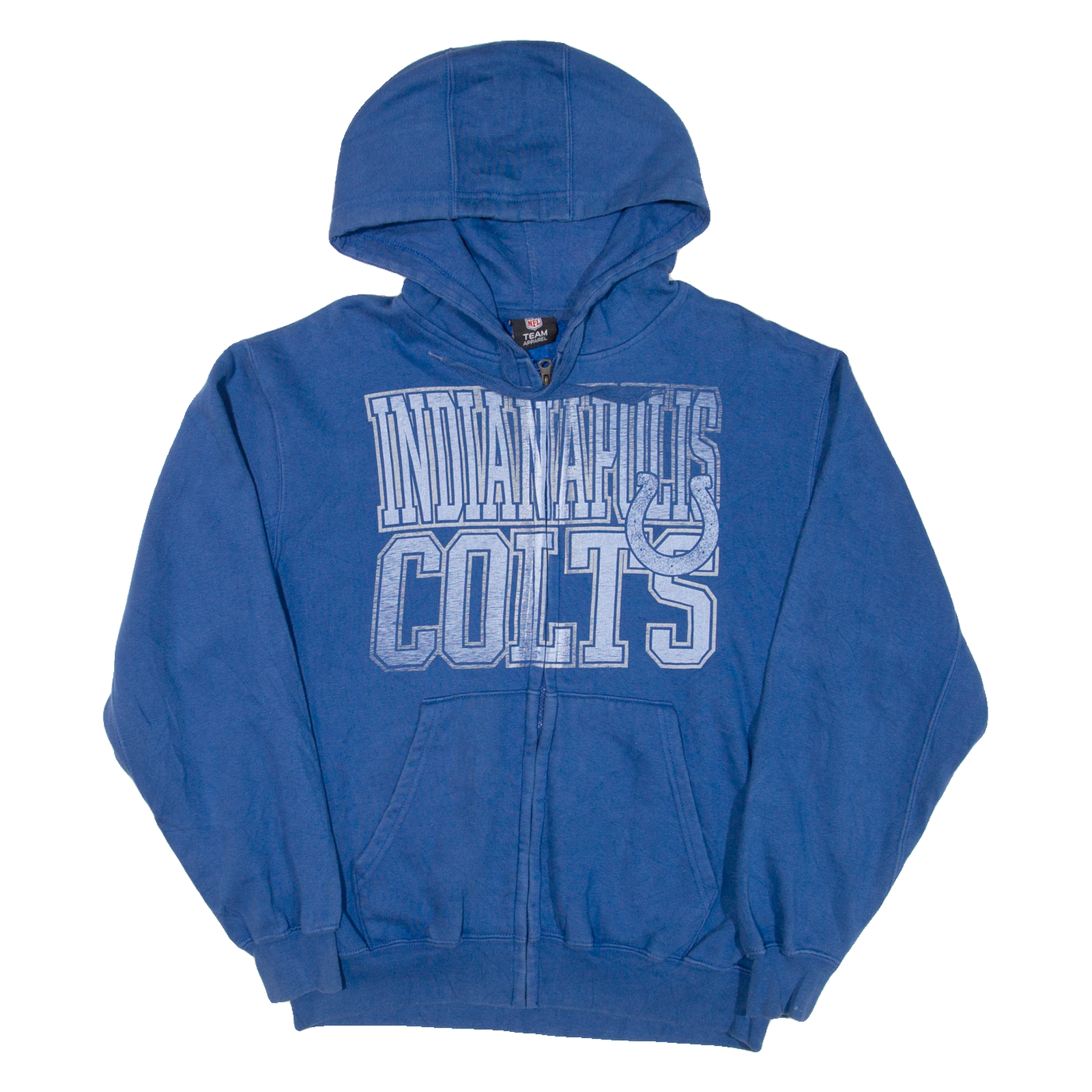 NFL Indianapolis Colts Mens Blue Hoodie Full Zip USA S Refurbished - N/A refurbished available on Cerqular