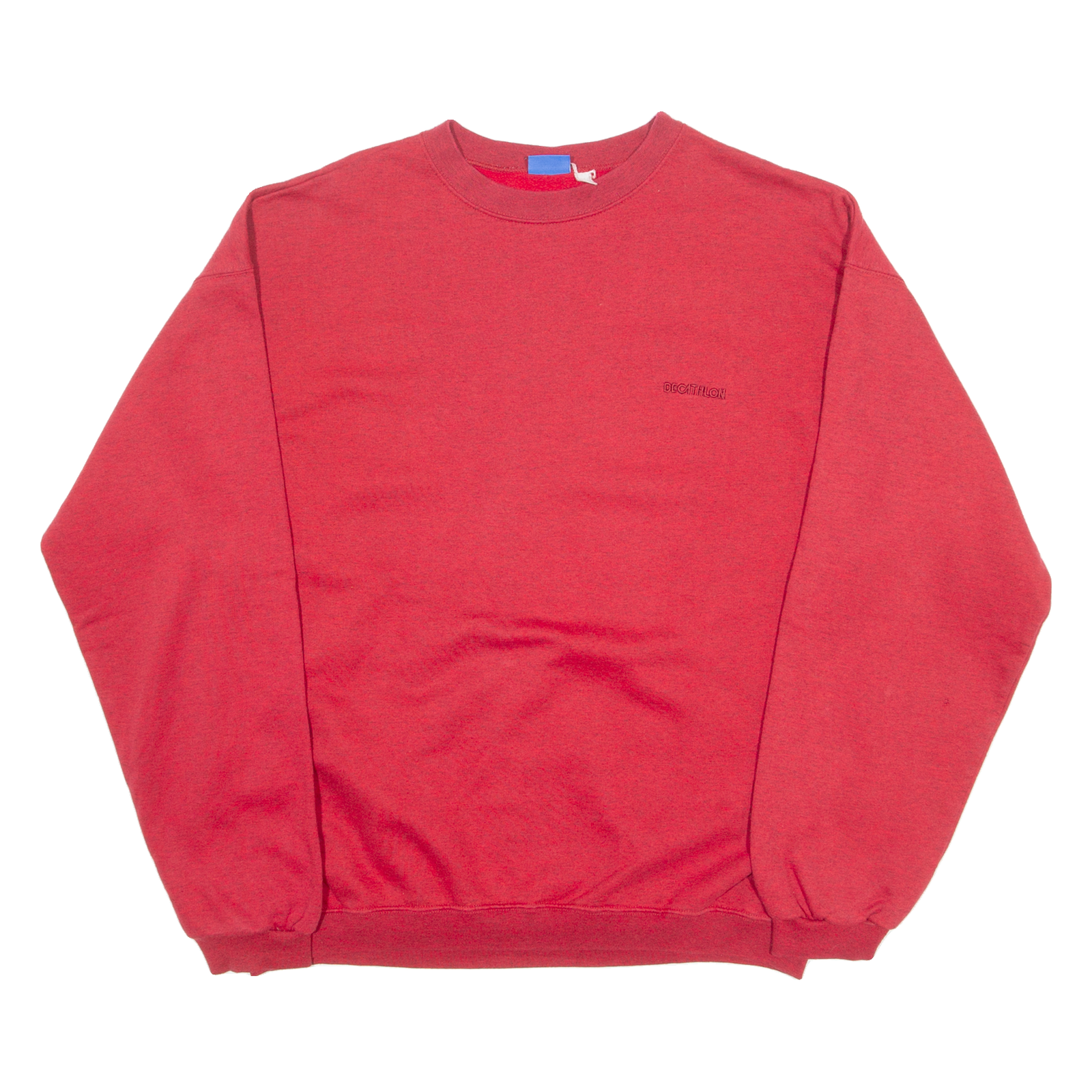 DECATHLON Mens Sweatshirt Red Crew Neck XL Refurbished - N/A refurbished available on Cerqular