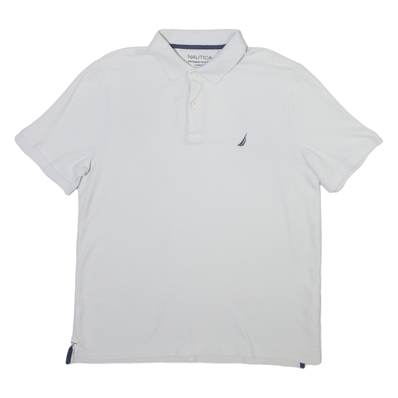 NAUTICA Mens Polo Shirt White M Refurbished - N/A refurbished available on Cerqular