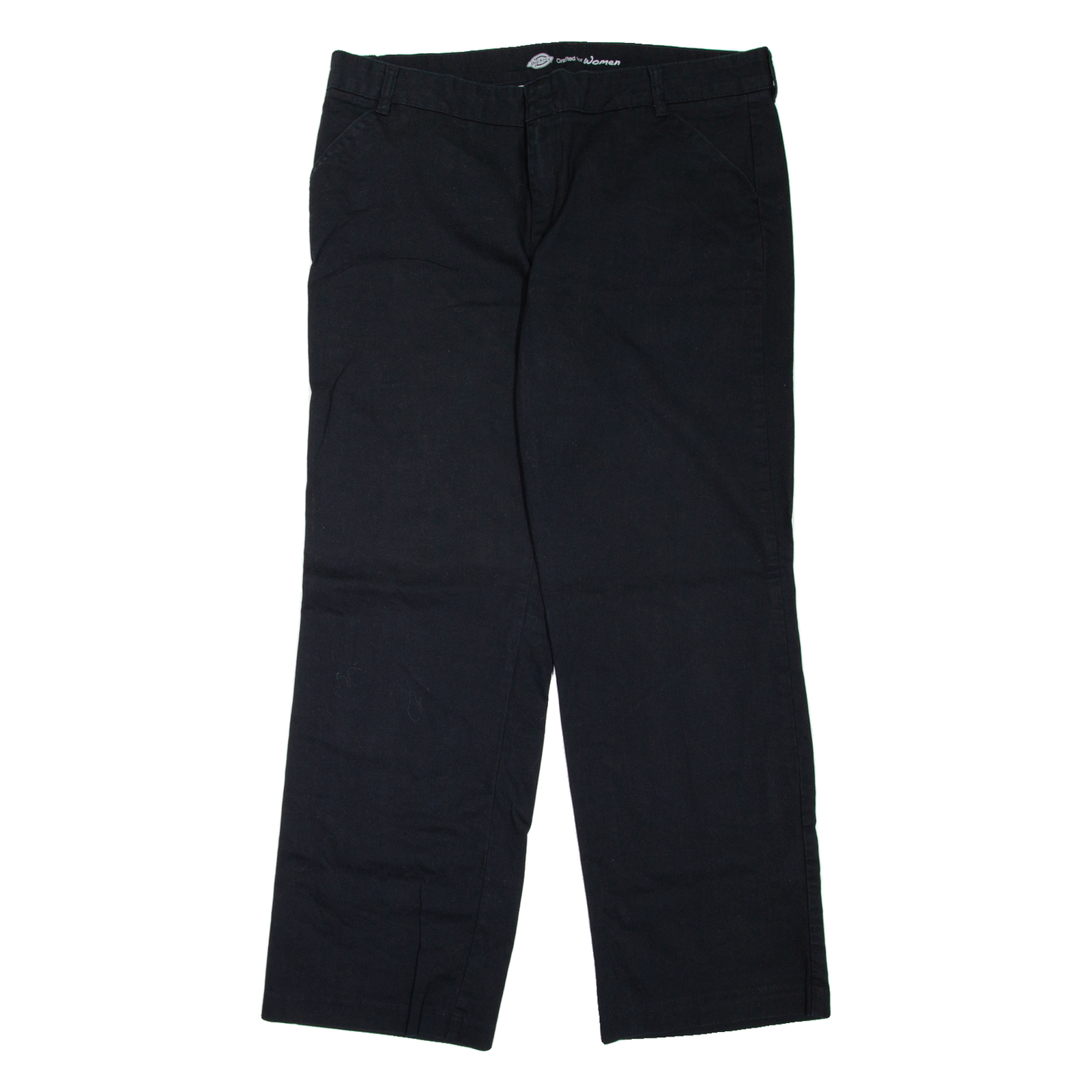 DICKIES Workwear Womens Trousers Black Relaxed Straight W38 L29 Refurbished - N/A refurbished available on Cerqular