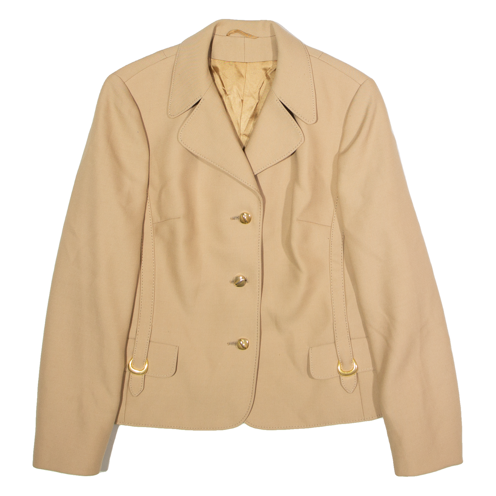 BECO Womens Blazer Jacket Brown Wool 90s S Refurbished - N/A refurbished available on Cerqular