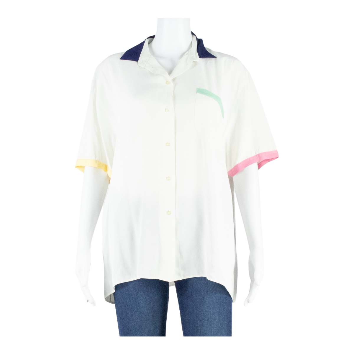 Bike Womens Blouse White L Refurbished - N/A refurbished available on Cerqular