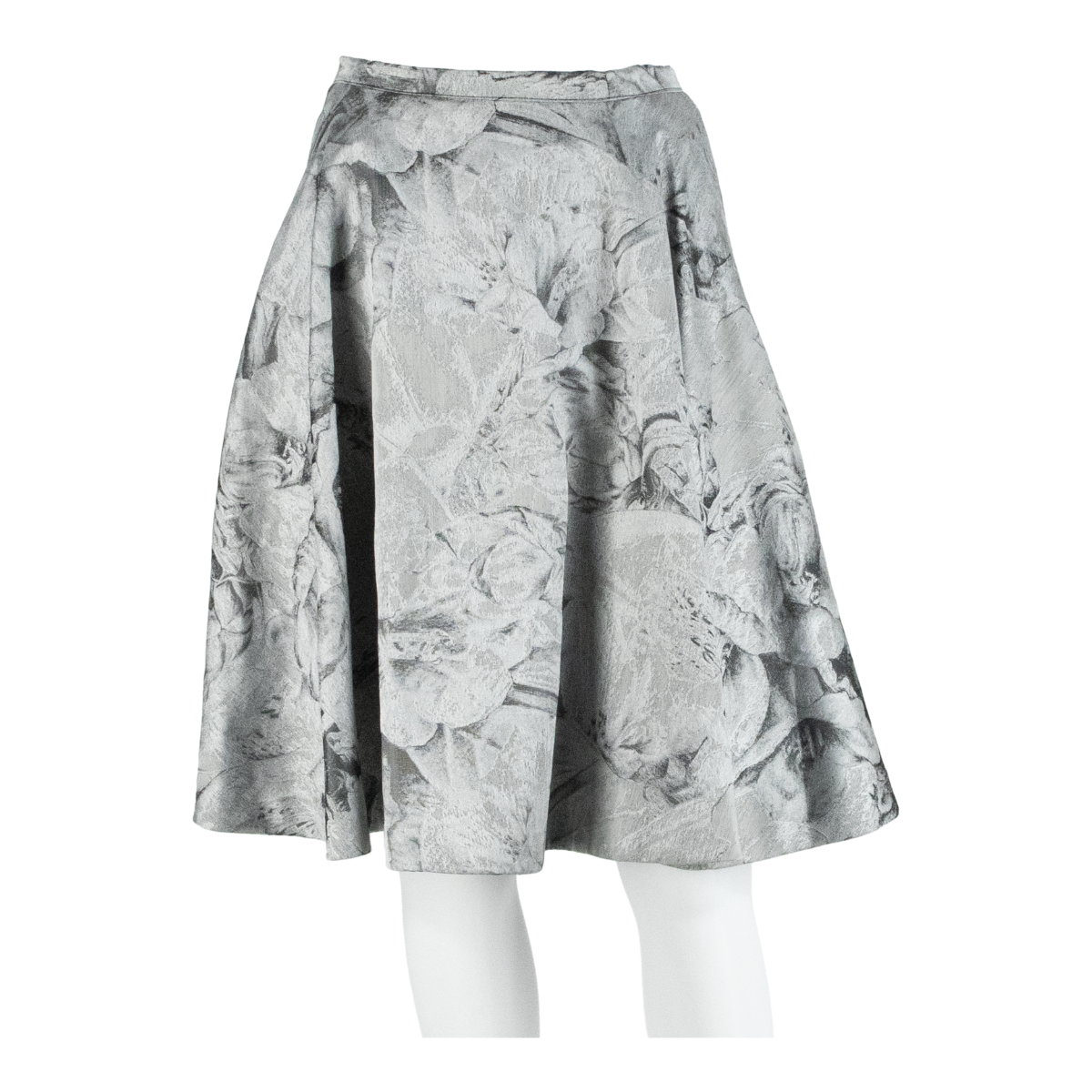 TED BAKER Womens Skater Skirt Grey Short Floral S Refurbished - N/A refurbished available on Cerqular