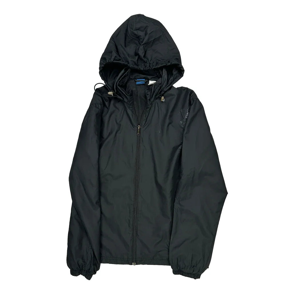 Unbranded Windbreaker - Small Black Polyester Refurbished - Thrifted (note: this is a term often used to describe second- refurbished available on Cerqular