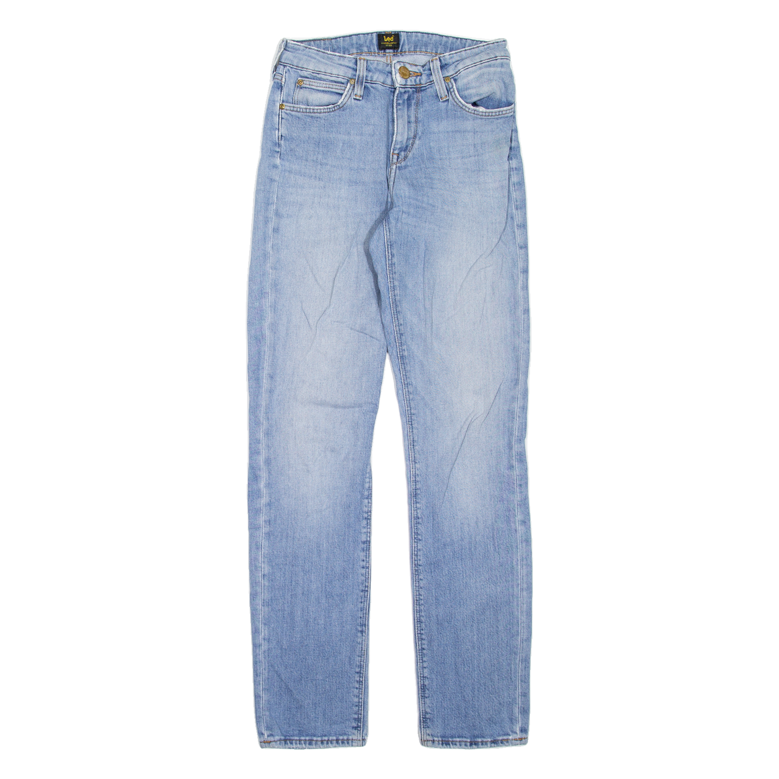 LEE Elly Womens Jeans Blue Slim Straight W24 L31 Refurbished - N/A refurbished available on Cerqular