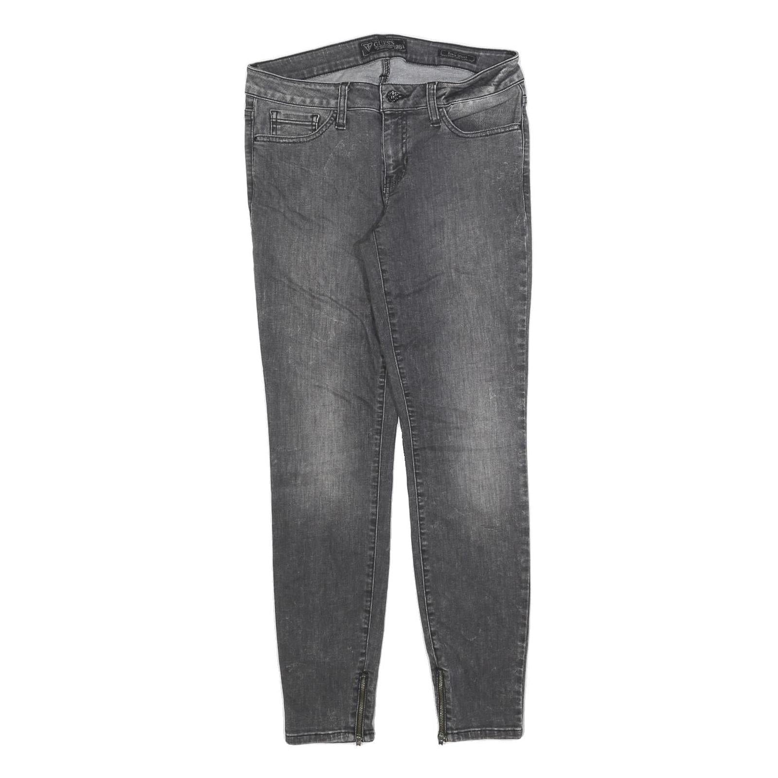 Buy GUESS Womens Slim Grey Denim Jeans Cotton Blend W29 L28 Zip Detail Refurbished - $41.59 GUESS Womens Slim Grey Denim Jeans Cotton Blend W29 L28 Zip Detail Refurbished - N/A refurbished available on Cerqular