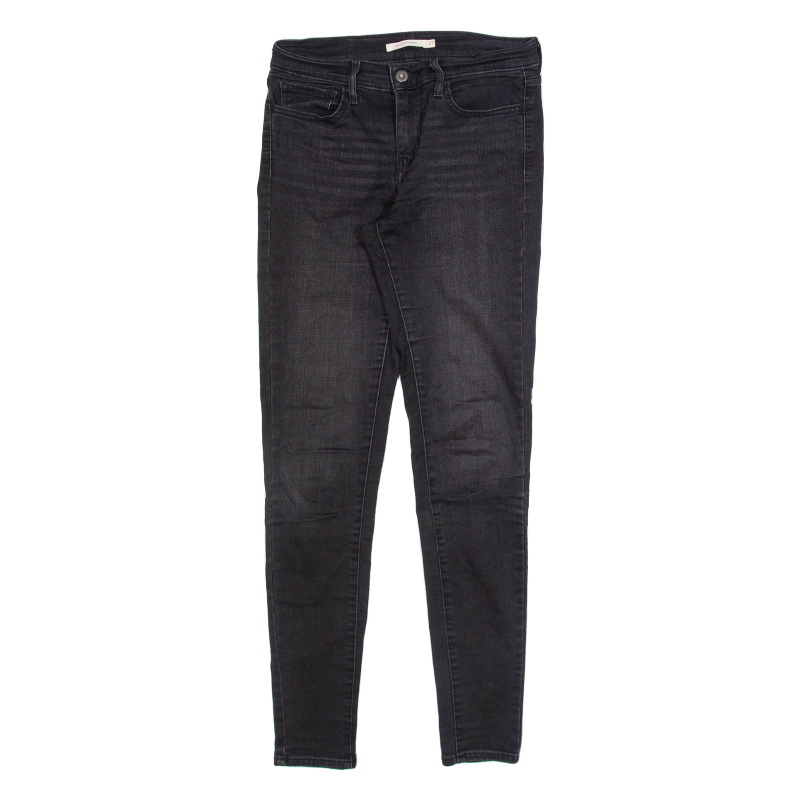 LEVI'S 710 Womens Jeans Grey Slim Skinny W27 L32 Refurbished - N/A refurbished available on Cerqular