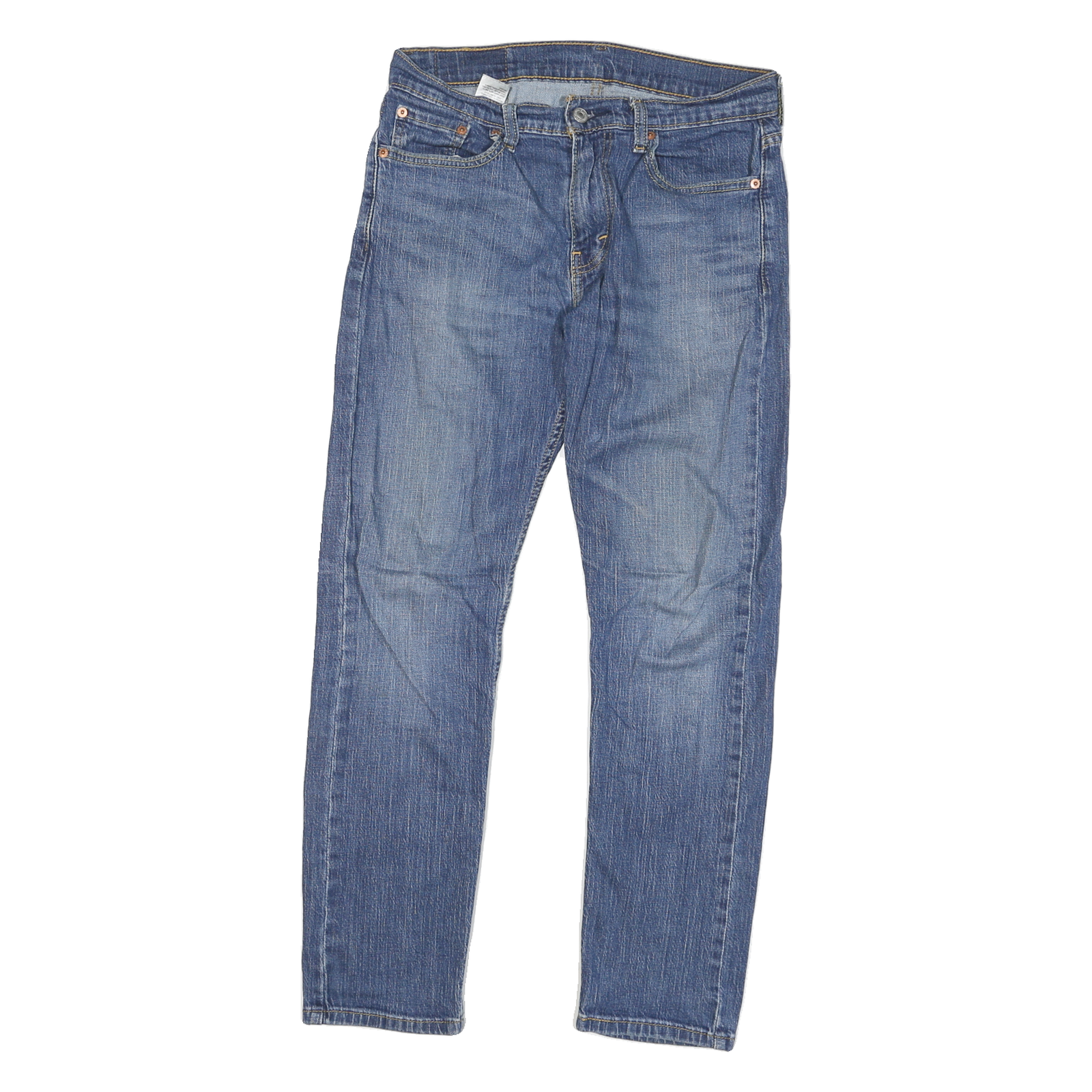 LEVI'S 502 Mens Jeans Blue Slim Skinny Denim Medium W30 L26 Zip Cotton Blend Refurbished - N/A refurbished available on Cerqular