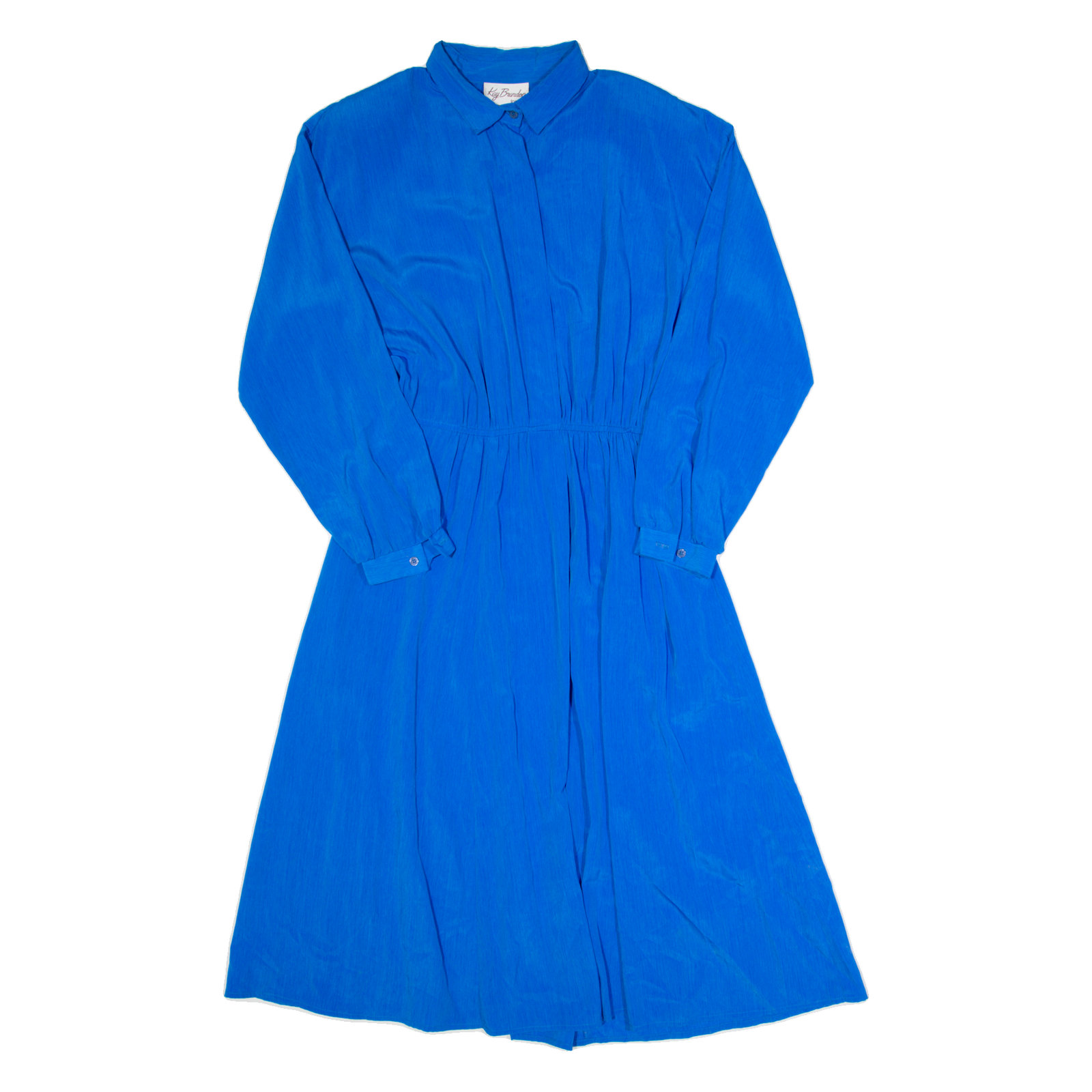 KAY BRANDON Womens Day Dress Blue Long Sleeve Long M Refurbished - N/A refurbished available on Cerqular