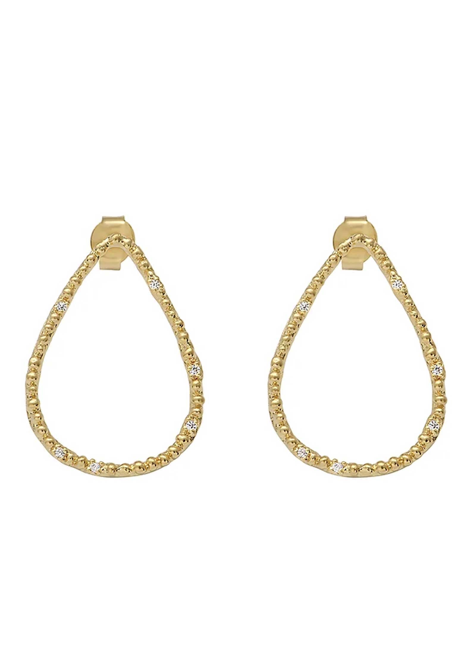 Earring Lise Boucle D O Gold | Color: GOLD | Size: U Refurbished - Rue Madame is a known brand, and the standardized name is " refurbished available on Cerqular