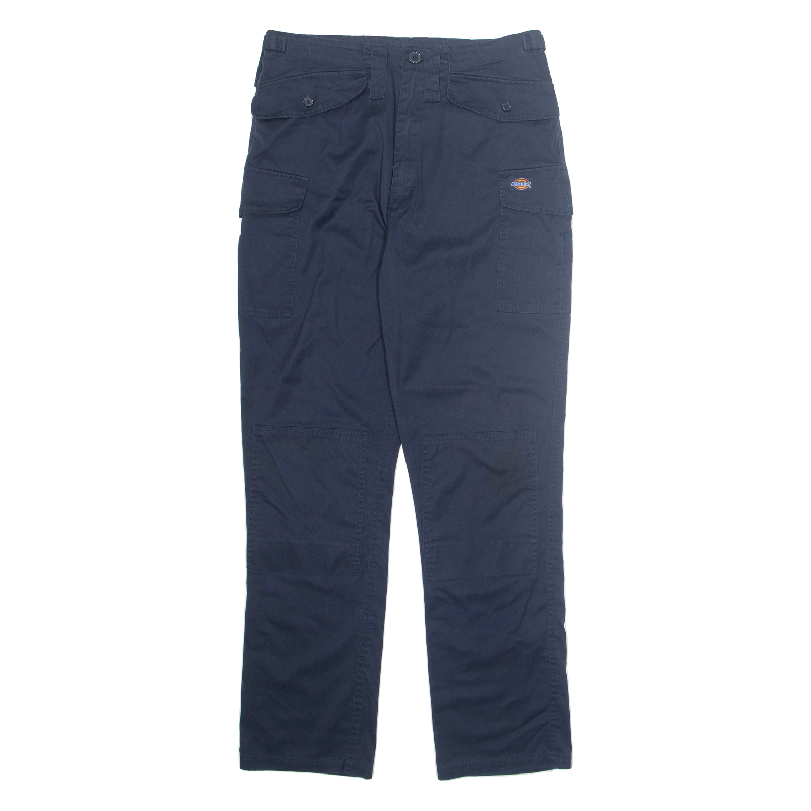 DICKIES Chino Mens Trousers Blue Regular Straight W36 L32 Refurbished - N/A refurbished available on Cerqular