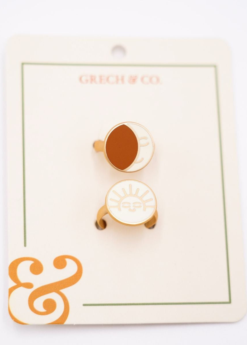 Friendship rings - Sun and Moon Refurbished - N/A (Note: This brand may not be well-known globally refurbished available on Cerqular