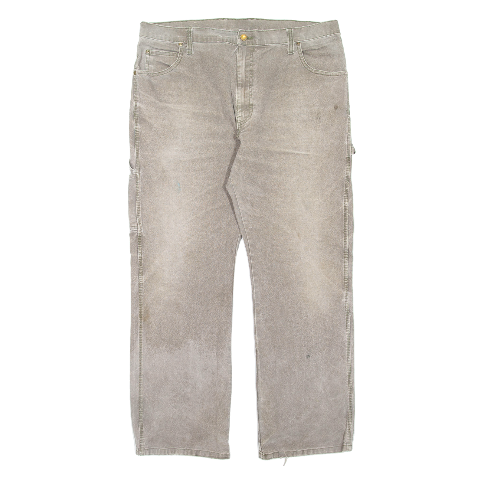 DICKIES Mens Trousers Grey Regular Straight W36 L29 Refurbished - N/A refurbished available on Cerqular