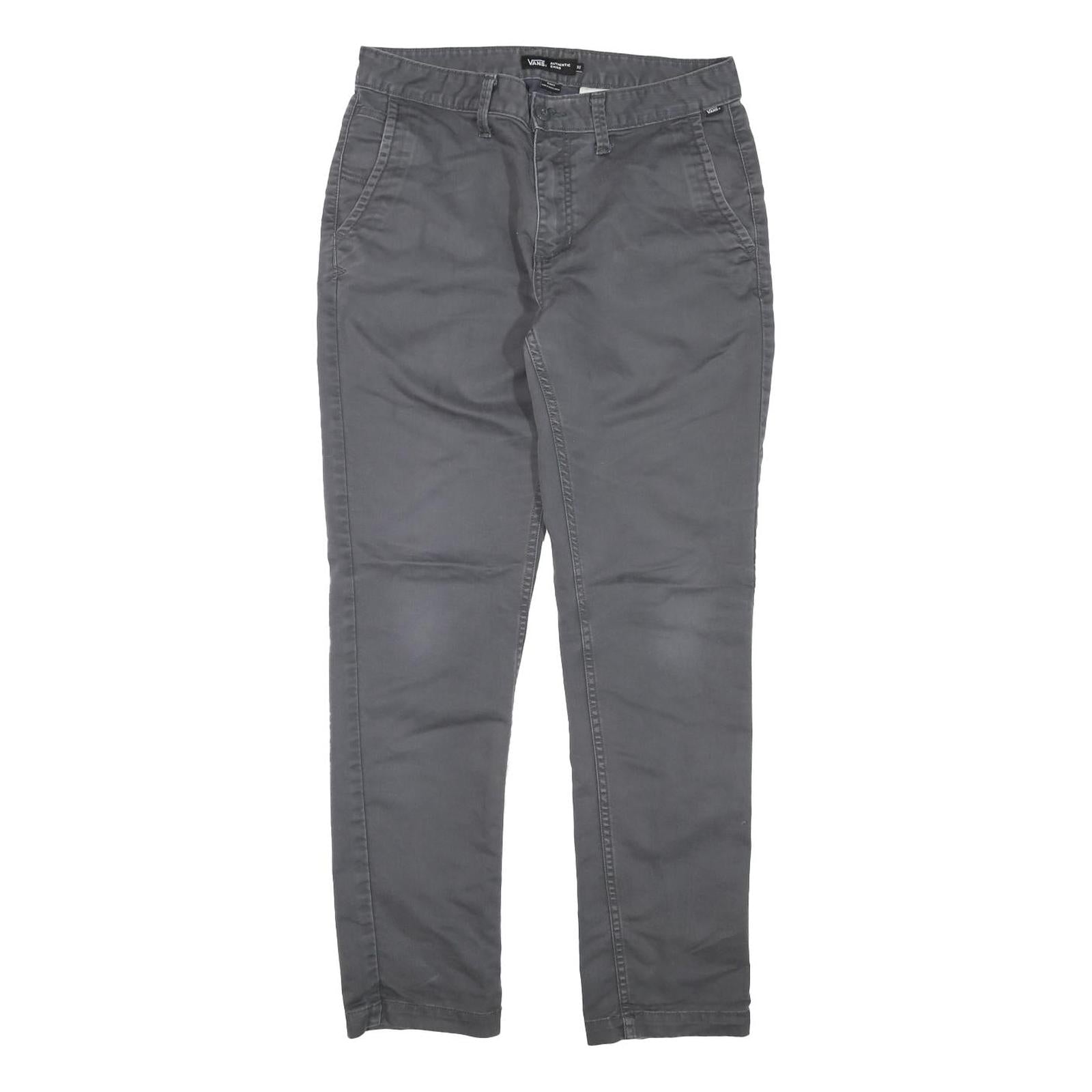 VANS Mens Slim Grey Cotton Blend Jeans W32 L30 Zip Casual Skatewear Refurbished - N/A refurbished available on Cerqular