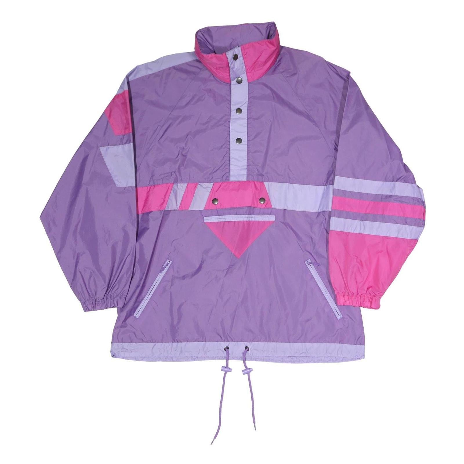 RODEO Womens Purple & Pink Colourblock Jacket M Polyester Blend Button Closure Refurbished - N/A refurbished available on Cerqular