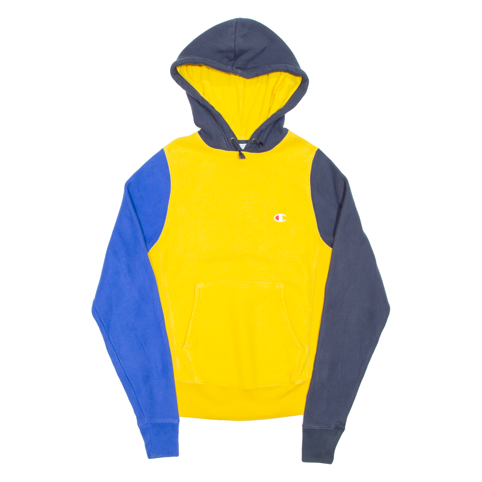 CHAMPION REVERSE WEAVE Mens Yellow Hoodie S Refurbished - N/A refurbished available on Cerqular
