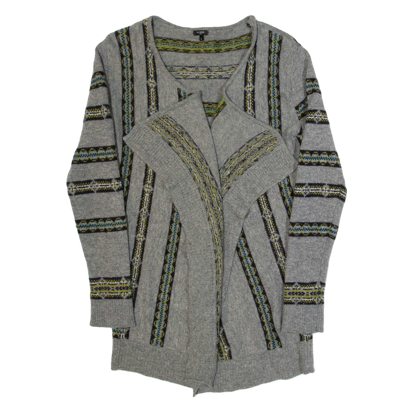 Buy HOBBS LONDON Womens Patterned Cardigan Grey Striped Tight Knit Wool S Refurbished - $28.59 HOBBS LONDON Womens Patterned Cardigan Grey Striped Tight Knit Wool S Refurbished - N/A refurbished available on Cerqular