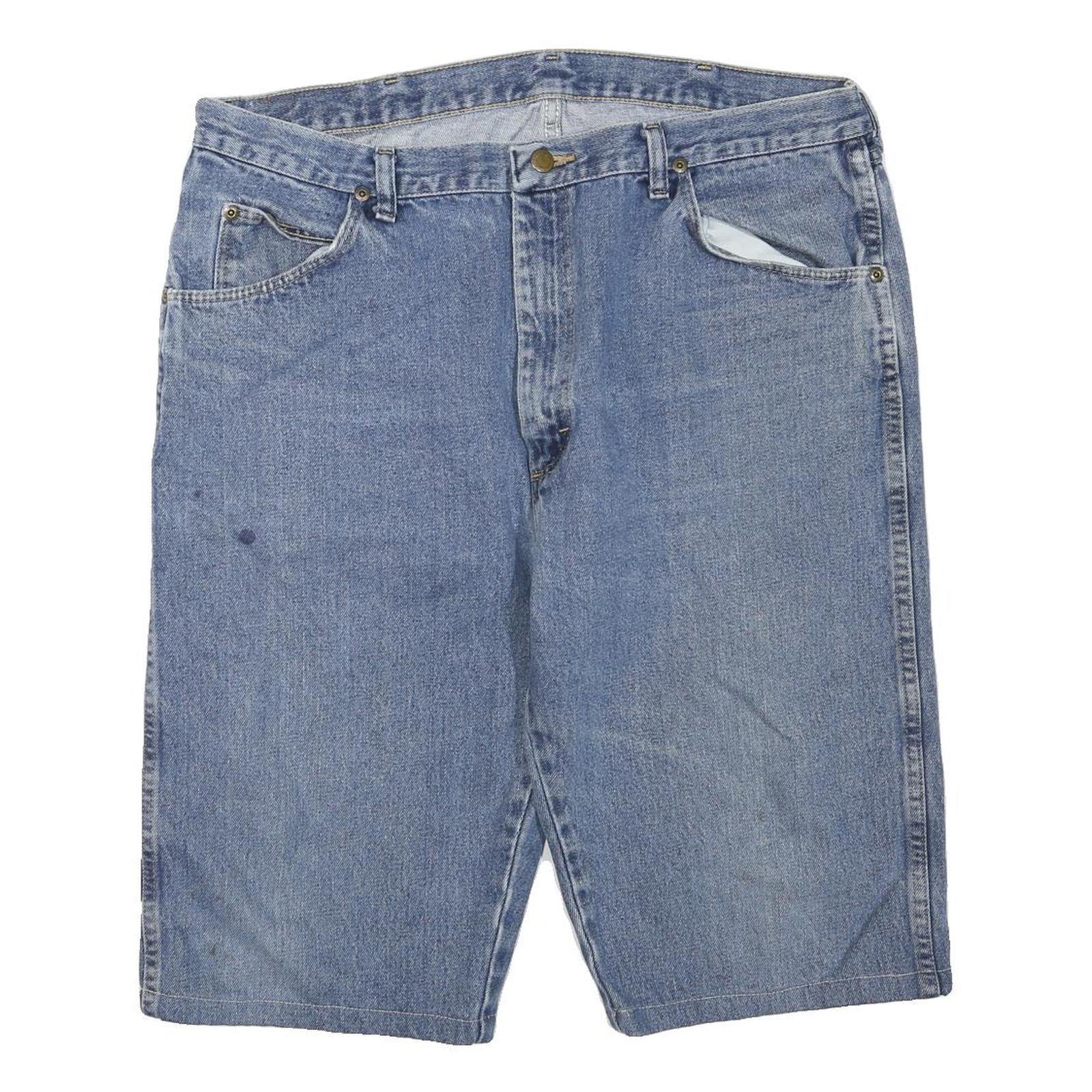 Buy WRANGLER Mens Denim Blue Casual Shorts M W36 Classic Cotton Blend Relaxed Fit Refurbished - $24.69 WRANGLER Mens Denim Blue Casual Shorts M W36 Classic Cotton Blend Relaxed Fit Refurbished - N/A refurbished available on Cerqular