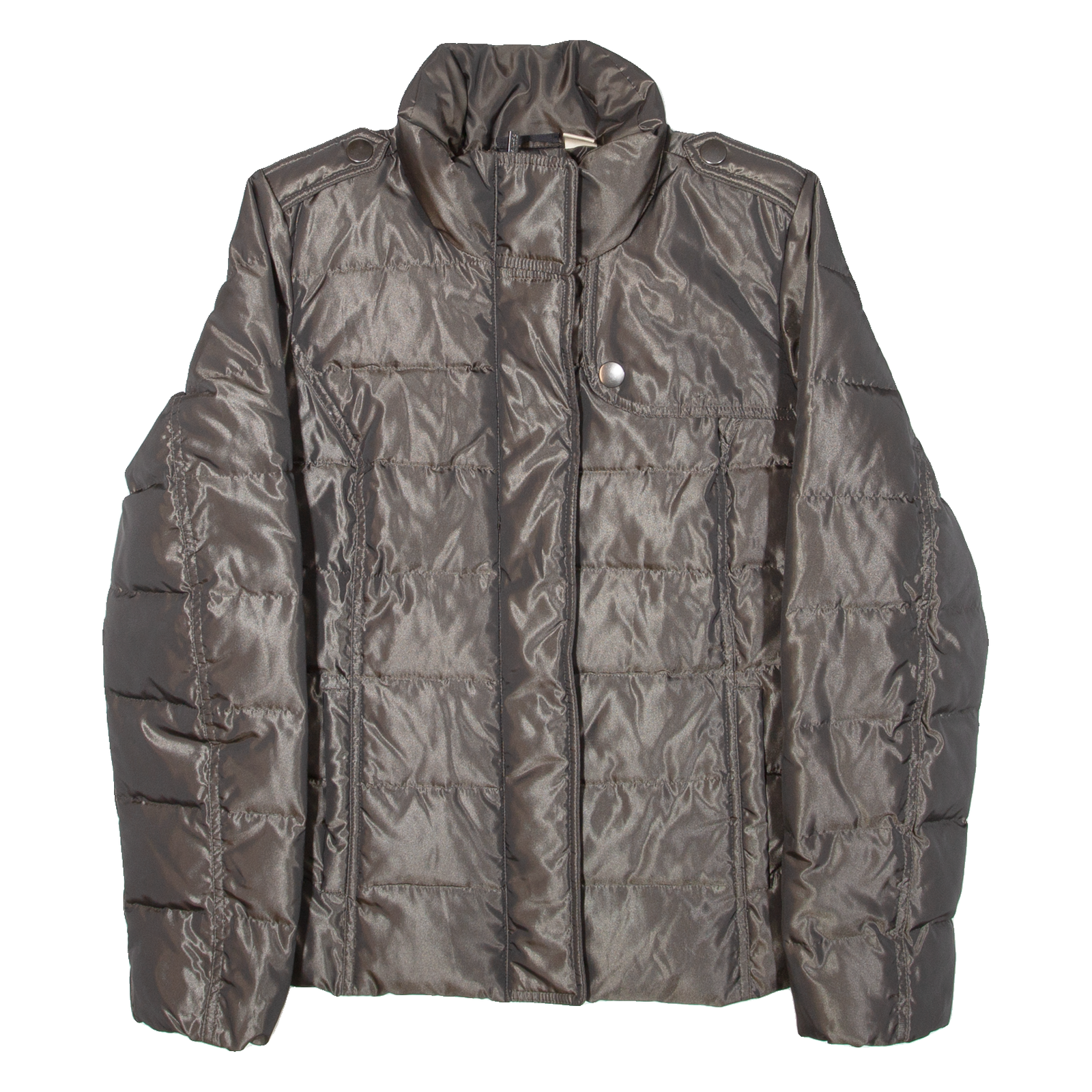 DKNY Insulated Womens Puffer Jacket Brown M Refurbished - N/A refurbished available on Cerqular
