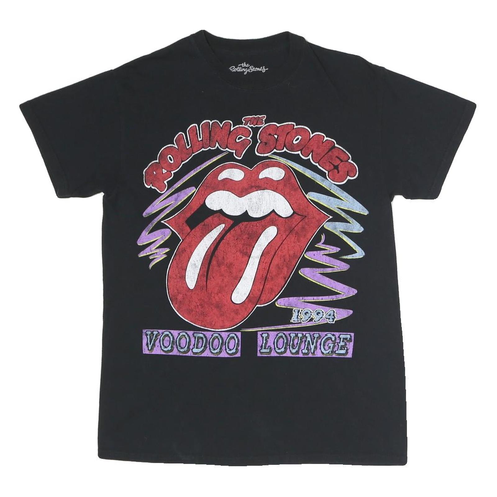 THE ROLLING STONES Mens Black 1994 Voodoo Lounge Graphic T-Shirt M Crew Neck Refurbished - N/A refurbished available on Cerqular