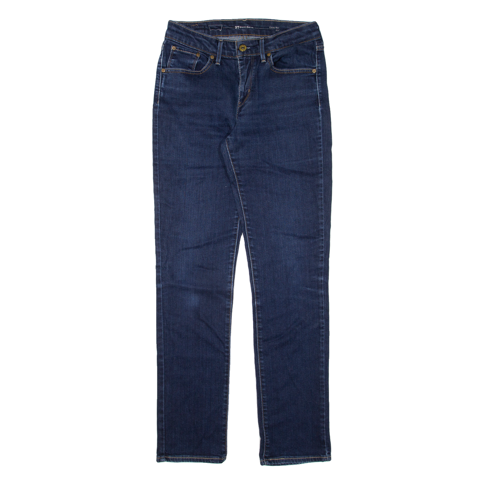 LEVI'S Classic Rise Womens Jeans Blue Slim Straight W27 L29 Refurbished - N/A refurbished available on Cerqular