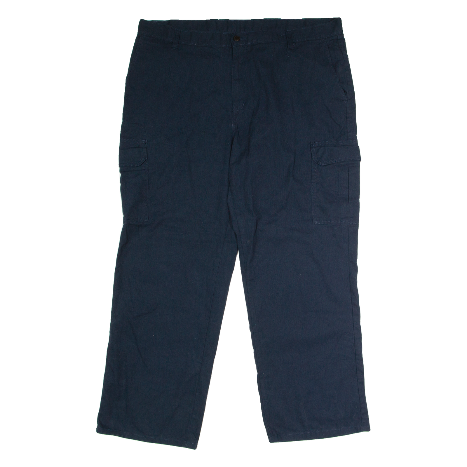 DICKIES Workwear Cargo Mens Trousers Blue Regular Straight W40 L30 Refurbished - N/A refurbished available on Cerqular