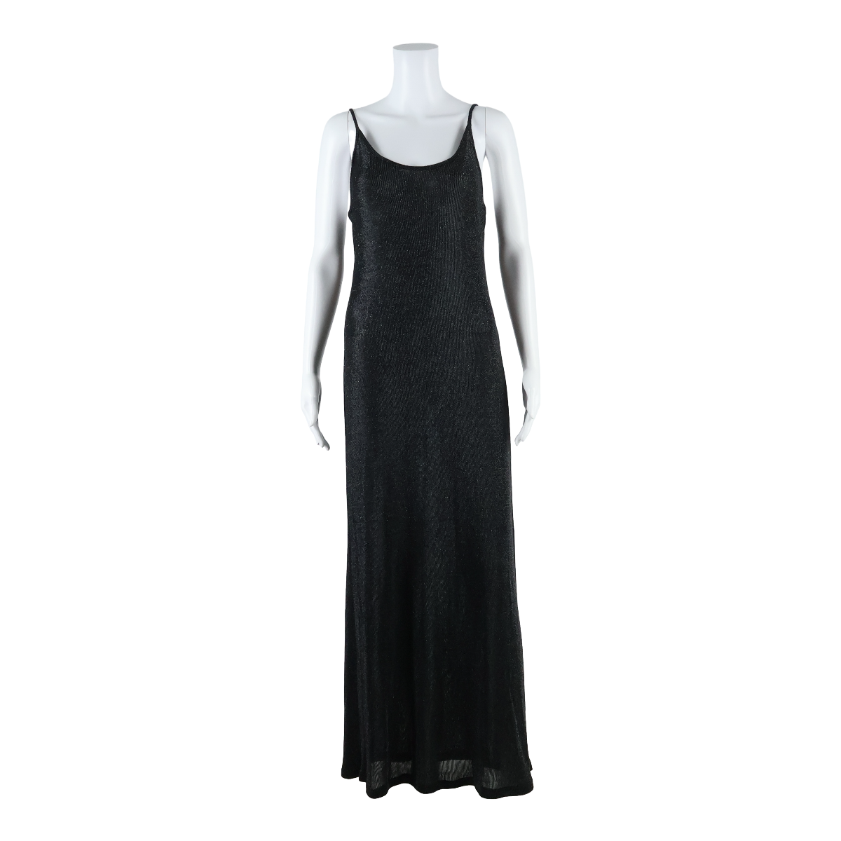 HIGH MAINTENANCE Glitter Womens Bodycon Dress Black Sleeveless Long L Refurbished - N/A refurbished available on Cerqular