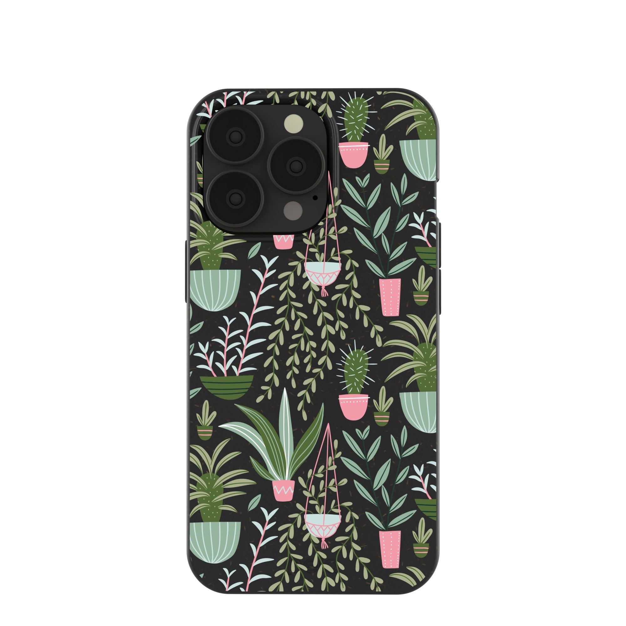 Black Indoor Garden iPhone 13 Pro Case Refurbished - Pela Case refurbished available on Cerqular