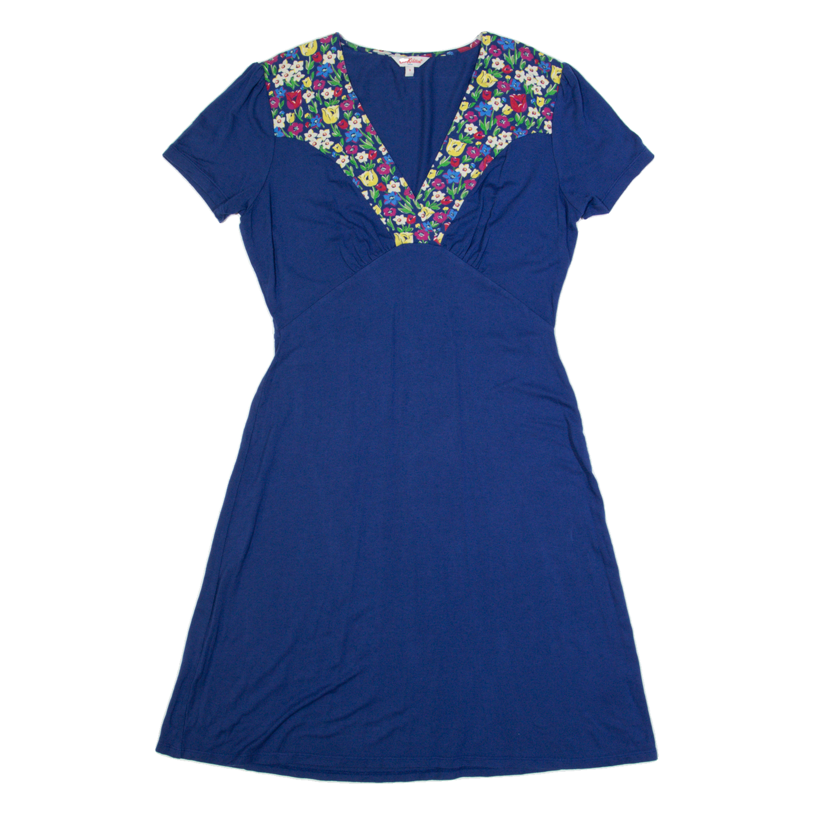 CATH KIDSTON Womens A-Line Dress Blue Short Sleeve Knee Length UK 8 Refurbished - N/A refurbished available on Cerqular
