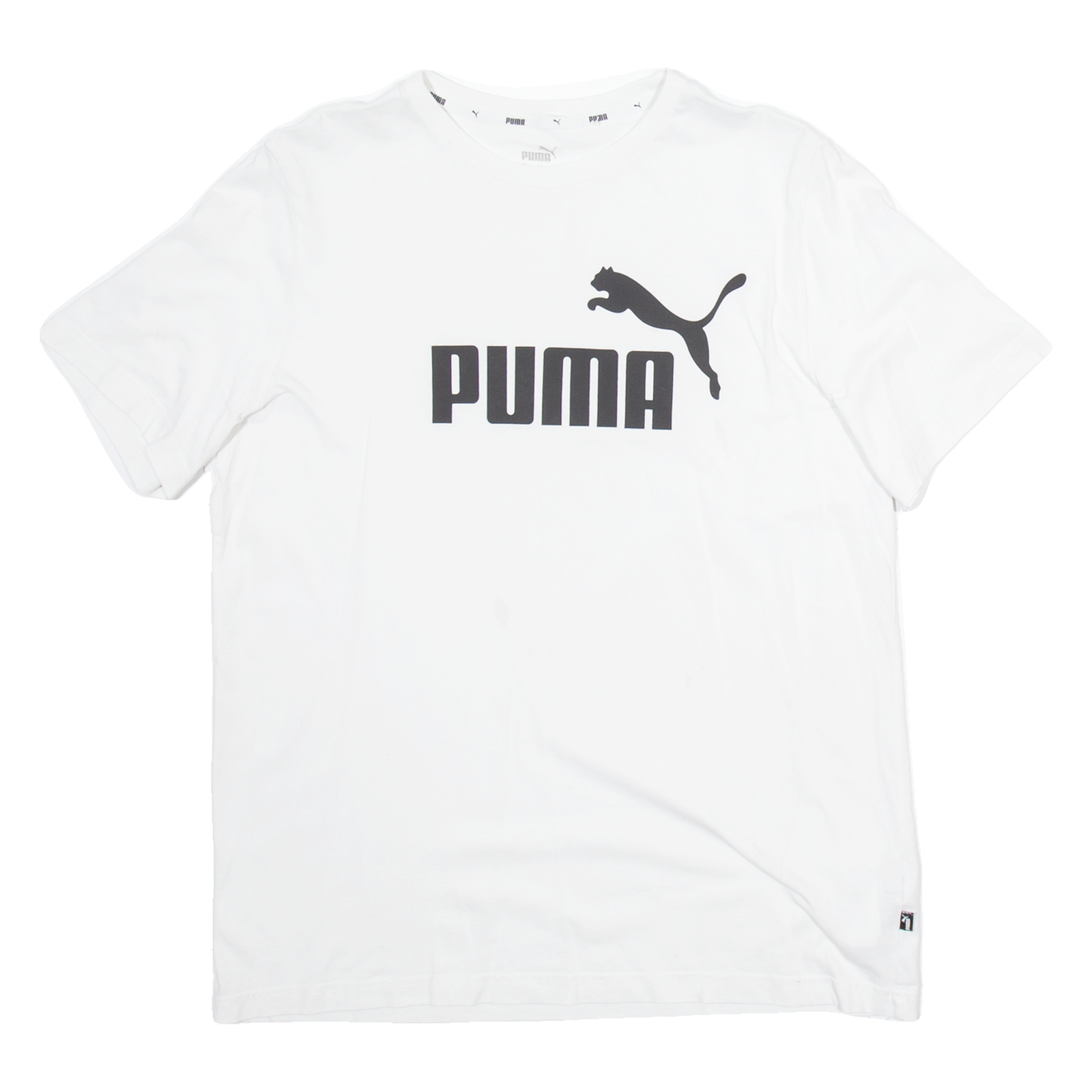 PUMA Mens T-Shirt White L Refurbished - N/A refurbished available on Cerqular