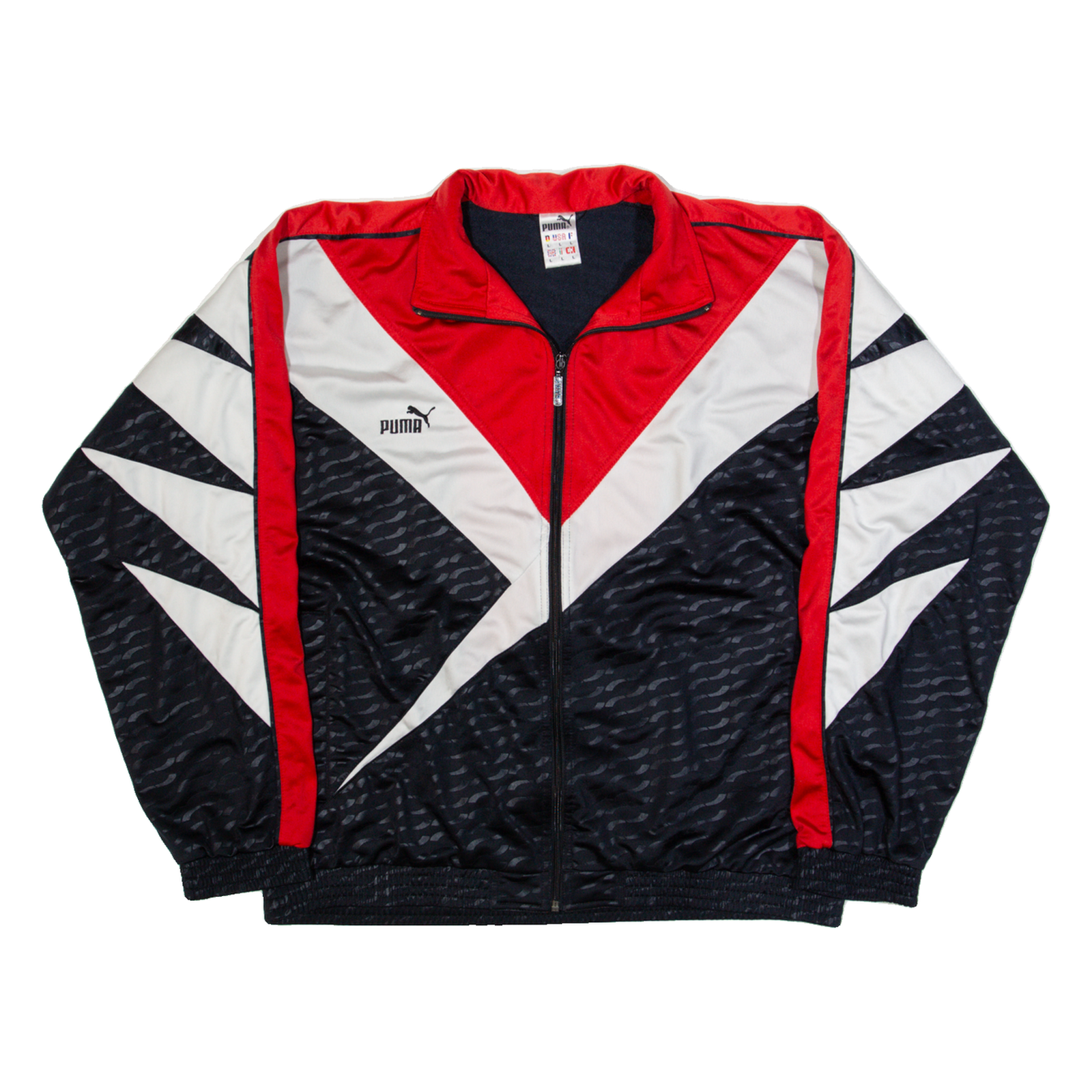 PUMA Mens Track Jacket Blue Striped L Refurbished - N/A refurbished available on Cerqular
