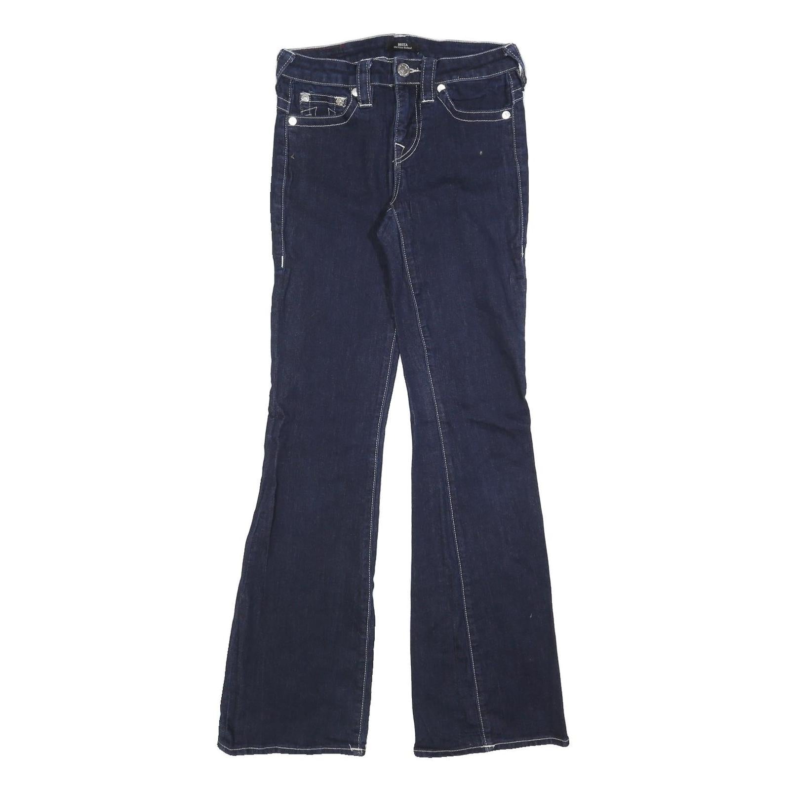 Buy TRUE RELIGION Womens Denim Blue Regular Flared Cotton Blend W25 L32 Jeans Refurbished - $81.89 TRUE RELIGION Womens Denim Blue Regular Flared Cotton Blend W25 L32 Jeans Refurbished - N/A refurbished available on Cerqular