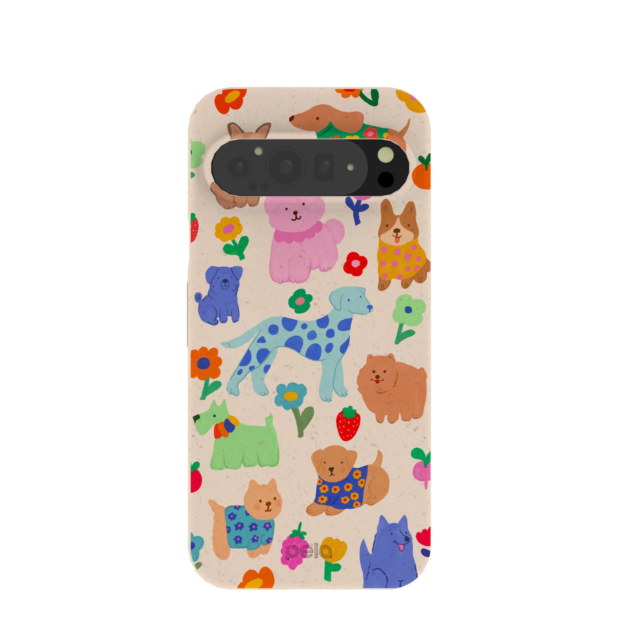 Seashell Pup Bloom Google Pixel 9 Pro XL Case Refurbished - Pela Case refurbished available on Cerqular