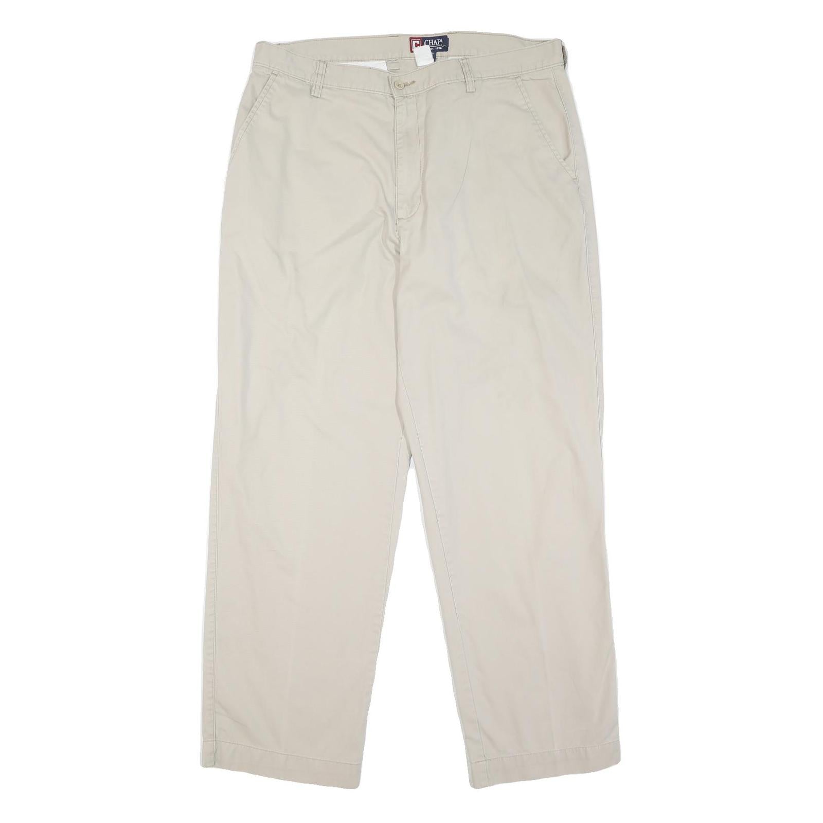 Buy CHAPS Mens Cotton Blend Beige Regular Fit Straight Leg Trousers W32 L32 Casual Refurbished - $33.79 CHAPS Mens Cotton Blend Beige Regular Fit Straight Leg Trousers W32 L32 Casual Refurbished - N/A refurbished available on Cerqular